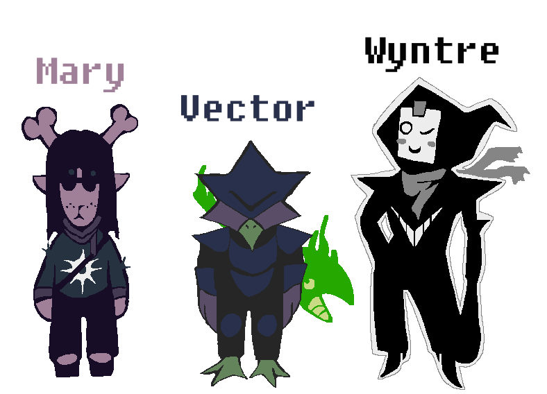 HoglinPunter's tweet image. SPUWNDEAR's fun gang,  the Savvy Squad
#DELTARUNE #DELTASWAP