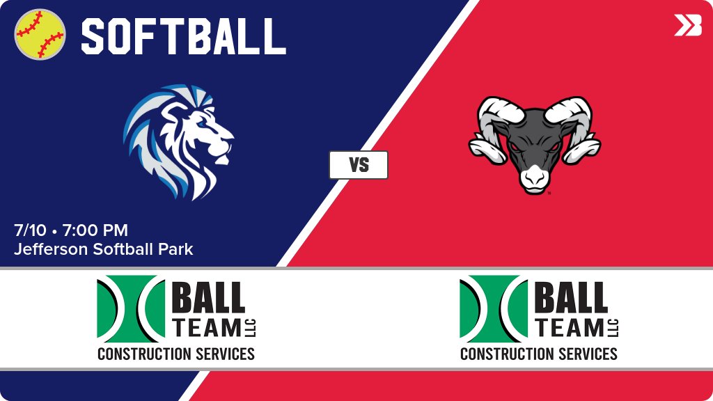 DMCAthletics's tweet image. Softball (Varsity) Game Day! - Check out the event preview for the The Des Moines Christian Lions vs The Greene County Rams. It starts at 7:00 PM and is at Jefferson Softball Park. gobound.com/ia/ighsau/soft…