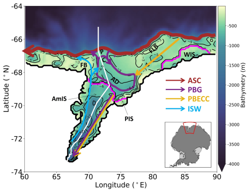 OCEANICE_EU's tweet image. OCEAN ICE Publication: Current reversal leads to regime change in the Amery Ice Shelf cavity in the 21st century!
A paper featuring members from OCEAN ICE including Jing Jin, Tony Payne!
Please find a short summary here: ocean-ice.eu/ocean-ice-publ…