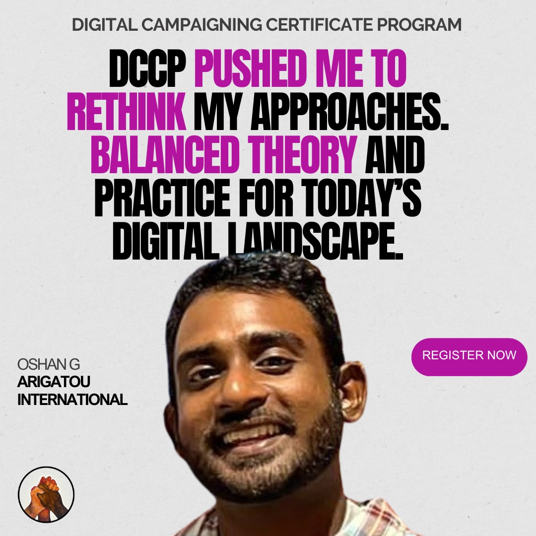 SMT (@socialmovetech) on Twitter photo SMT is recognizing graduates for their hard work, achieving certification in the 2024 Digital Campaigning Certificate Program - DCCP.
Special shoutout to <a href="/Oshan_MG/">Oshan M. Gunathilake</a> Oshan Gunathilake from <a href="/ArigatouGeneva/">Arigatou International Geneva</a>.
Learn more & register:
…munity.socialmovementtechnologies.org/courses/digita… SMT is recognizing graduates for their hard work, achieving certification in the 2024 Digital Campaigning Certificate Program - DCCP.
Special shoutout to <a href="/Oshan_MG/">Oshan M. Gunathilake</a> Oshan Gunathilake from <a href="/ArigatouGeneva/">Arigatou International Geneva</a>.
Learn more & register:
…munity.socialmovementtechnologies.org/courses/digita…