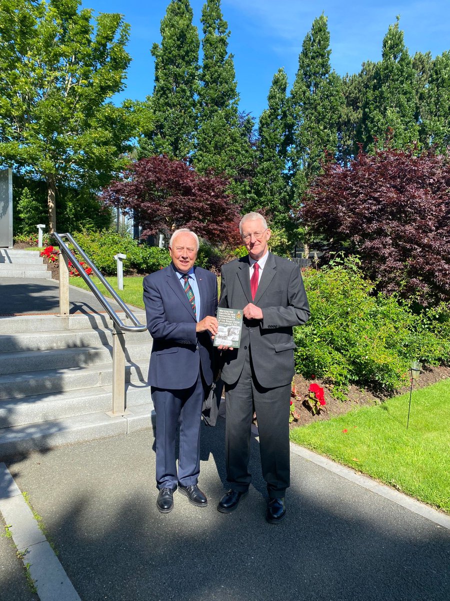NIOgov's tweet image. Secretary of State @hilarybennmp visited the RUC Garden of Remembrance, a place that honours the sacrifice of 312 officers who lost their lives in the line of duty, and those who were injured.
Their dedication to keeping Northern Ireland safe will never be forgotten.