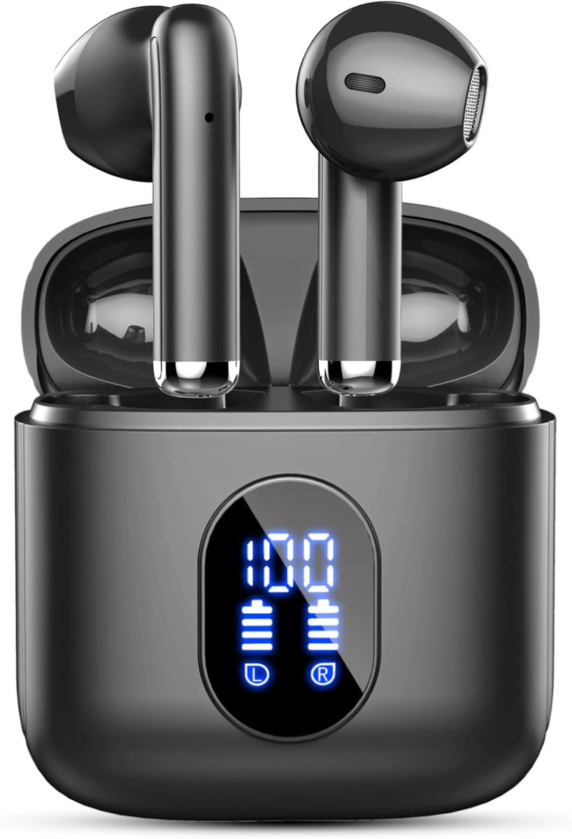 AmazonDealWin's tweet photo. INSANE PRIME DAY DEAL 88% OFF!!! - Wireless Earbuds, 2025 Bluetooth 5.4 Earbuds Hi-Fi Stereo, 3g Mini Ear Buds with 4 ENC Mic, Bluetooth Headphones in Ear, USB-C LED Charging Case, IP7 Waterproof Wireless Earphones for Android iOS

https://t.co/ohcP9ceJWU

Color: graphite black
BrandRinsmola
Colorgraphite black
Ear PlacementIn Ear
Form FactorIn Ear
Impedance32 Ohm
About this item
【Bluetooth 5.4, automatic pairing】The wireless headphones is equipped with Bluetooth 5.4 chip and supports protocols such as HSP, HFP, A2DP and AVRCP. Compared with Bluetooth 5.3, the transmission speed is faster and more stable, with a latency of (60-70ms). It is easily compatible with iOS and Android smartphones, computers and laptops. In addition, the headphones wireless connect automatically when you remove them from the charging case after pairing the device for the first time.
【14.2mm dynamic speaker stereo, clear call】Rinsmola MD053-The larger diameter driver delivers high fidelity sound with a motor coil that is approximately 15% larger than conventional types, delivering transparent highs and immersive bass. Also, The built-in mic in each Bluetooth earbuds utilizes ENC call noise cancellation to ensure clear and realistic sound. It will allow you to enjoy high-quality conversations anytime, anywhere.
【3g ultra-light, comfortable and IP-X7 waterproof】The 3g ear buds wireless adopt a curved structure, which fits closely to the contour of the ear, bringing you a comfortable wearing experience. The internal components of the wireless ear buds are all coated with IP-X7 waterproof nano-coating, which can prevent sweat immersion and protect the ear buds from damage. You can wear it when you are sweating during exercise or walking in the drizzle.
【USB-C quick charging, 30Hrs playtime】The 35g mini charging case provides up to 30Hrs of battery life, which is enough to meet most of your needs (such as sports, entertainment, work, etc.). After 1H of charging, the earbuds wireless Bluetooth can be used for up to 5-6Hrs of continuous use, and the charging case can recharge the headset about 4 times. In addition, the LED digital display conveniently shows the remaining power in the charging case so you always know when it's time to recharge.
【Easy touch control, multiple mode】Each wireless earphone has a built-in sensitive touch control key, you can touch it directly to manage music or calls, adjusting volume, answering/ending calls, and enabling voice assistance...All operations are at your fingertips without taking out your phone. Also, Bluetooth earphones can not only work together for stereo sound but also work alone. Give one ear phone to your partner, and share a song or movie with him/her together.

https://t.co/ohcP9ceJWU
