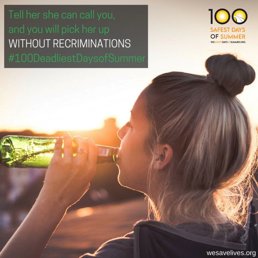 wesavelivesorg's tweet image. #100SafestDaysofSummer We can turn the 100 deadliest days of summer into the safest days with your help. #Parents , one way is to let your #teen know if they are in an unsafe situation, you will pick them up, no questions asked. Safety is the top priority.
#Youhavethepower…