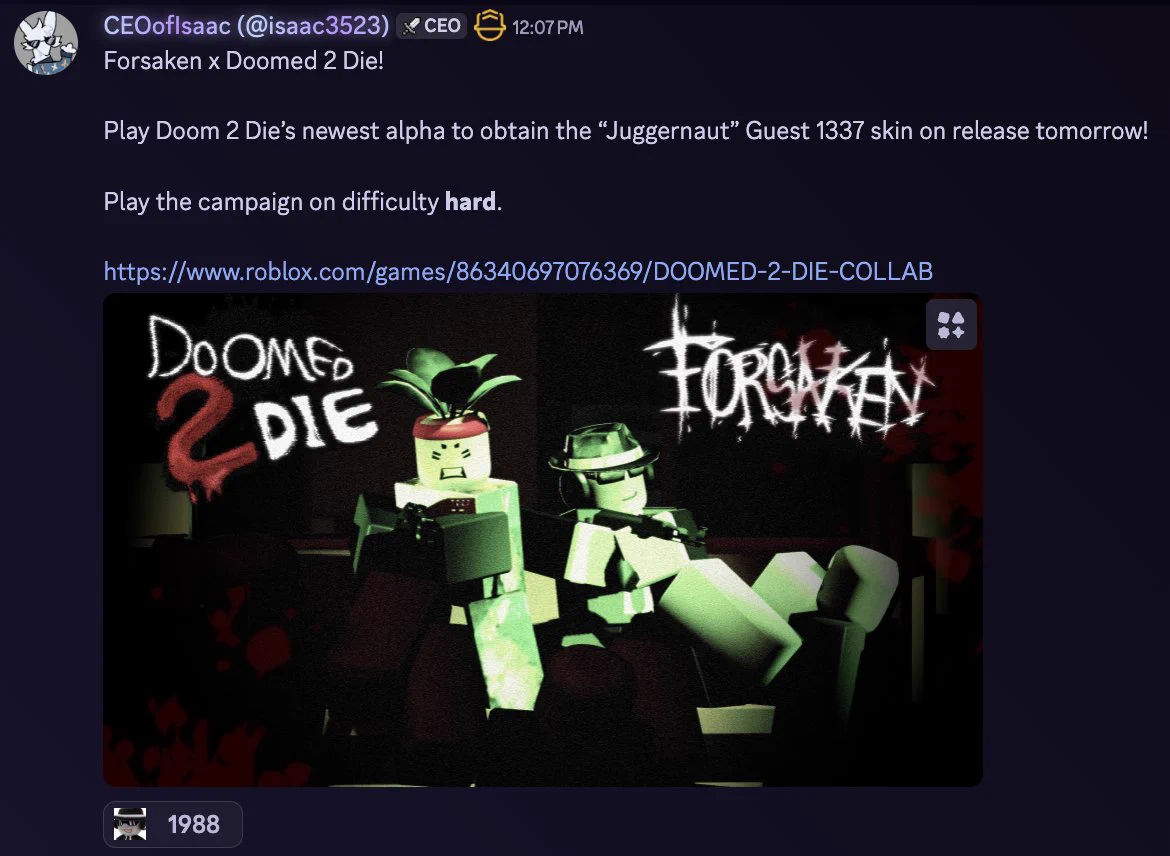 Forsaken News on X: 