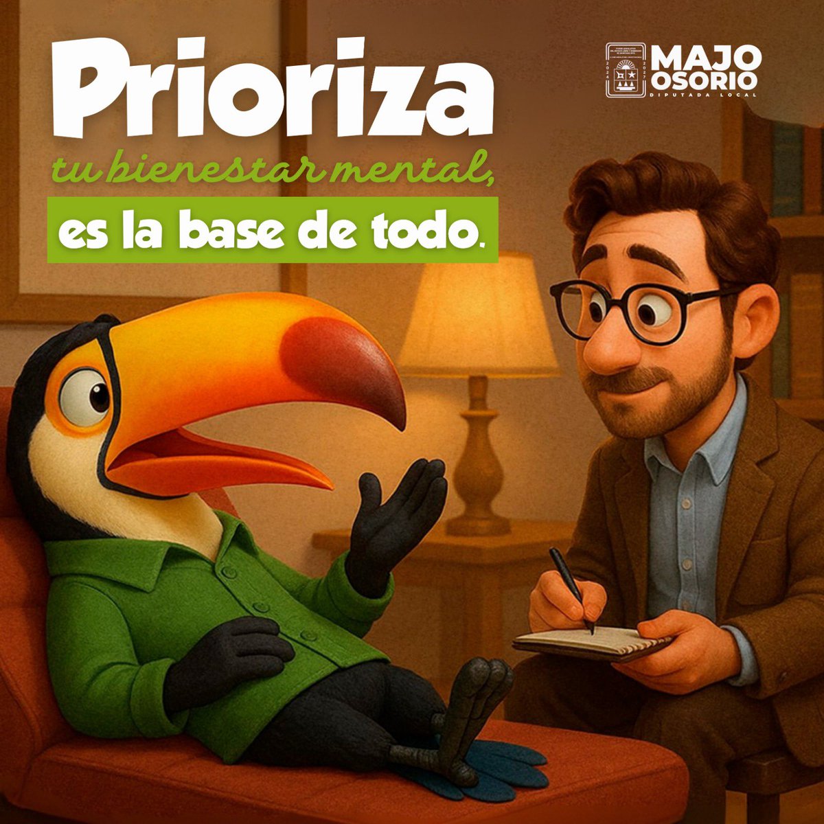 Cuidar nuestra salud mental es tan importante como cuidar nuestro cuerpo. La mente sana nos regalará vida plena.

¡Eres lo que sientes, tenlo en cuenta!💪🫶🏻