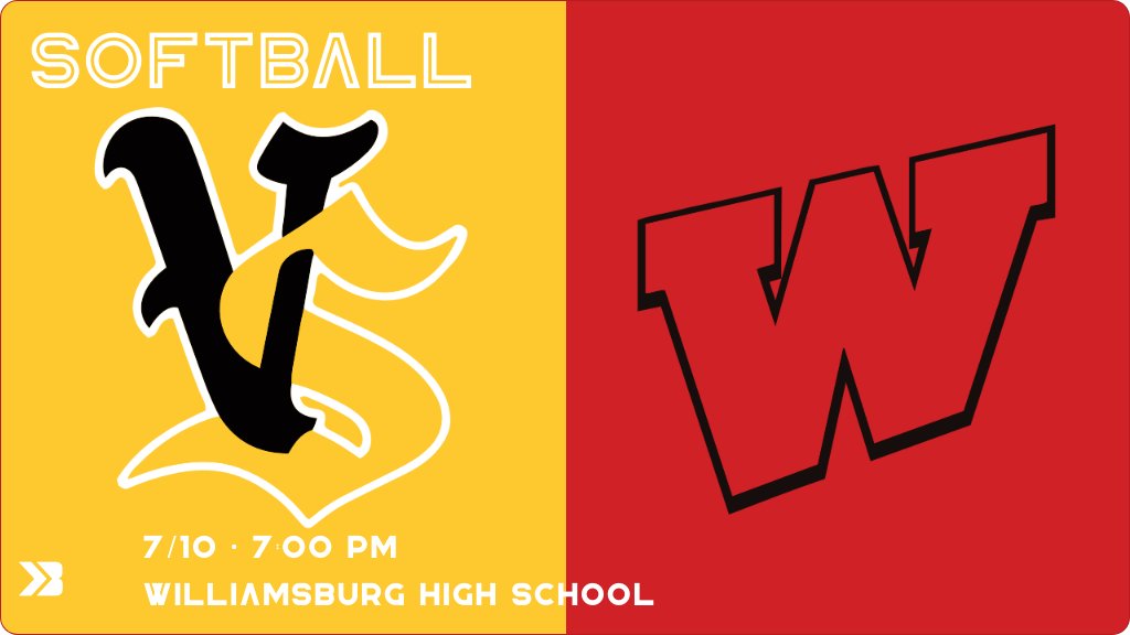 Softball (Varsity) Game Day! - Check out the event preview for the The Williamsburg Raiders vs The Vinton-Shellsburg Vikings. It starts at 7:00 PM and is at Williamsburg High School. gobound.com/ia/ighsau/soft…