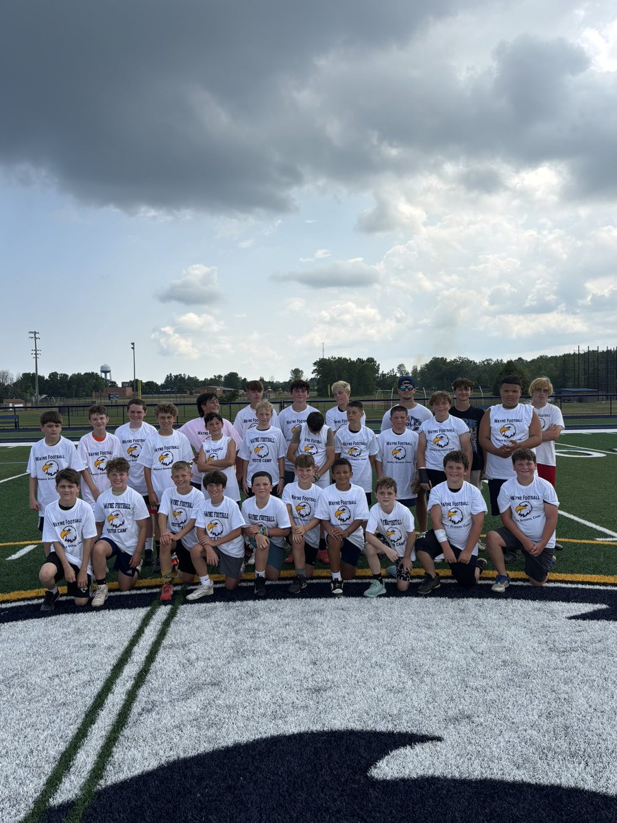Coach Marean (@wayneeaglesfb) on Twitter photo Future looks bright! Great work at 🏈 Camp this week men. <a href="/WCHS_Strength/">Wayne HS Strength and Conditioning</a> <a href="/WaynePublicInfo/">Wayne Central School District</a> <a href="/WCSD_Athletics/">WayneCSD Athletics</a> <a href="/SecVFootball/">Section V Football</a> Future looks bright! Great work at 🏈 Camp this week men. <a href="/WCHS_Strength/">Wayne HS Strength and Conditioning</a> <a href="/WaynePublicInfo/">Wayne Central School District</a> <a href="/WCSD_Athletics/">WayneCSD Athletics</a> <a href="/SecVFootball/">Section V Football</a>