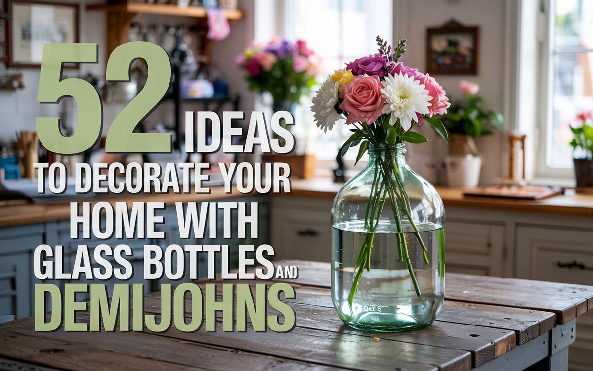 This decorating trend from your grandma’s era is suddenly EVERYWHERE again!
A simple demijohn + fairy flowers = cozy magic you have to see to believe!
➡️➡️mydesiredhome.com/52-ideas-to-de…