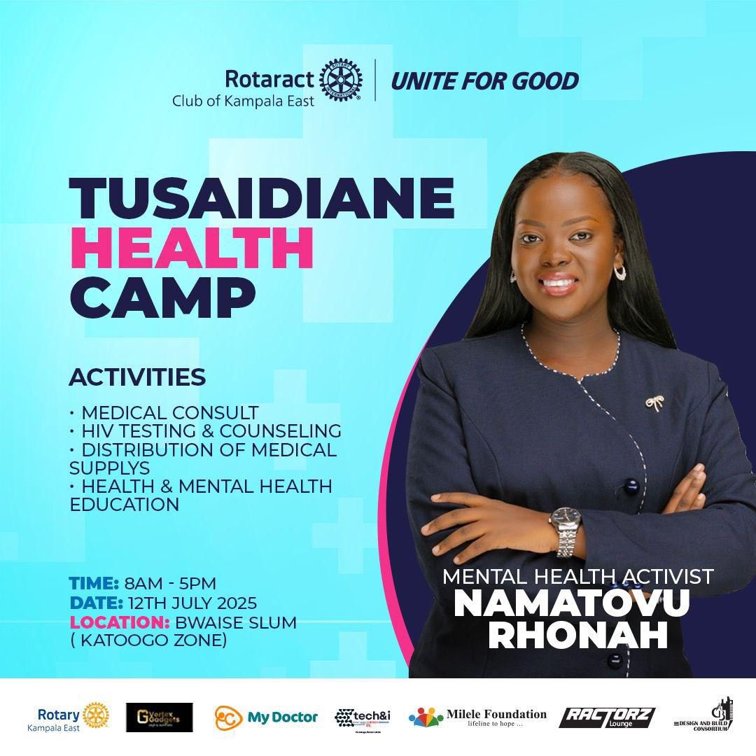 rctkampalaeast's tweet image. 🚨 1 day to go ! 🚨
We’re offering FREE services including:
✅ Medical supplies & referrals
✅ Family planning & antenatal guidance
✅ HIV, STI, malaria, typhoid, diabetes & hypertension testing
✅ Community sensitization
✅ Deworming and more!
Tell friend to tell a friend!
