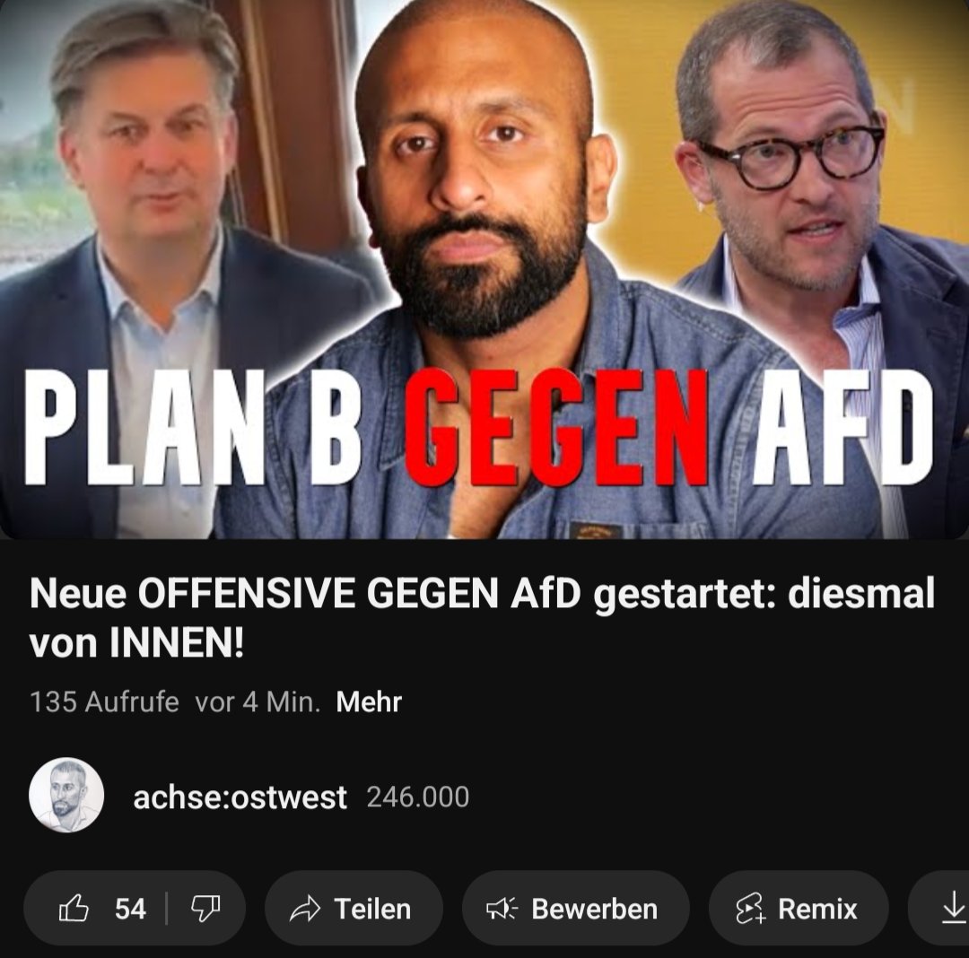 Feroz Khan (@achseostwest) on Twitter photo Obacht vor dem, was das Establishment jetzt mithilfe von Opportunisten mit der AfD vorhat:
youtu.be/Lx36LB0k2Kg?si… Obacht vor dem, was das Establishment jetzt mithilfe von Opportunisten mit der AfD vorhat:
youtu.be/Lx36LB0k2Kg?si…
