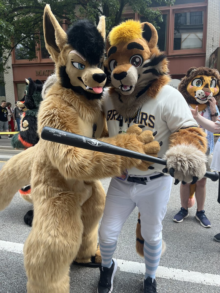 tugotiger's tweet image. Saw @VexedLupine at the block party, and it was an absolute pleasure getting to run into you for the first time! Absolutely love that Fursuit of yours :D