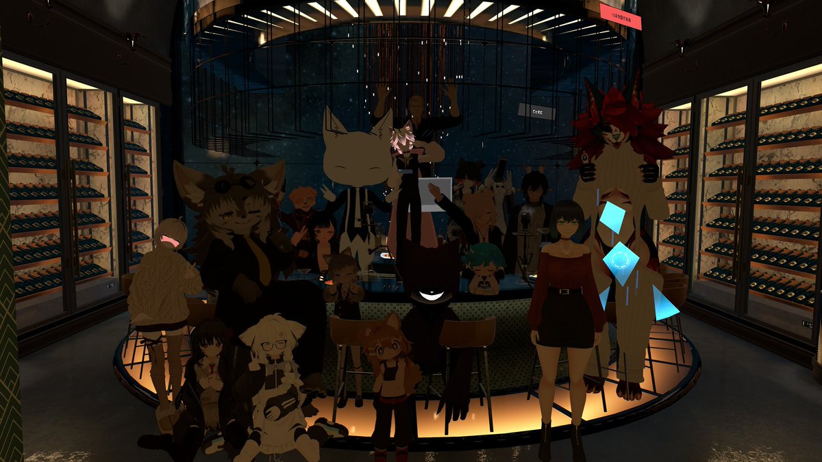 本日BAR Legamiにお越しいただきありがとうございました！次回イベントもよろしくお願いします〜！

 #VRChat
 #BARLegami