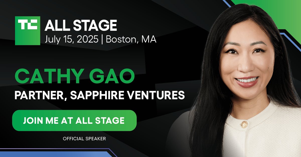 SapphireVC's tweet image. Growth-stage fundraising is back, but the game has changed.
Catch @cgao at @TechCrunch All Stage as she shares how to win at raising a Series C+ in 2025.
📍 July 15 | Boston
🔗:techcrunch.com/2025/07/01/rai…
#GrowthStage #TechCrunchAllStage #Fundraising #SeriesC