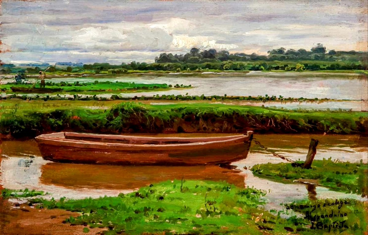 🎨

JOÃO BATISTA DA COSTA
"Landscape with Canoe and Fisherman"
(1920)