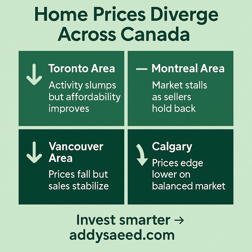 HeyAddy's tweet photo. 🧵 Canada’s Housing Market Is Splitting in Two – Here's What You Need to Know (July 2025 Edition):

1/ https://t.co/f9QiCqo77a