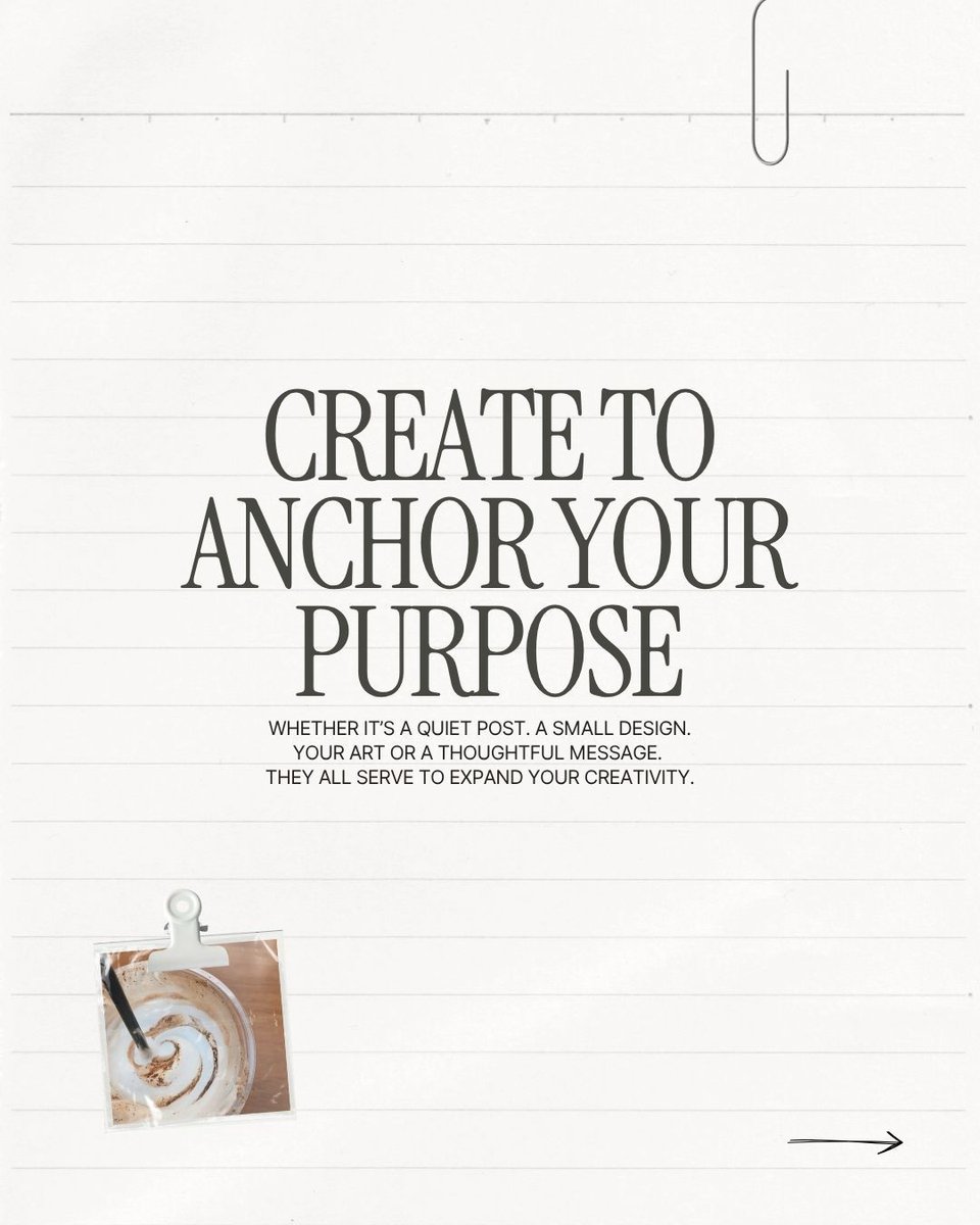 CreateWithConfi's tweet image. I want to remind you:
Creating in times of change isn’t noise.

It’s a declaration of your presence, voice and self-expression. 

Every post, plan and piece of content you make says:
“I still have agency, a purpose and a voice.

Create to anchor your purpose.