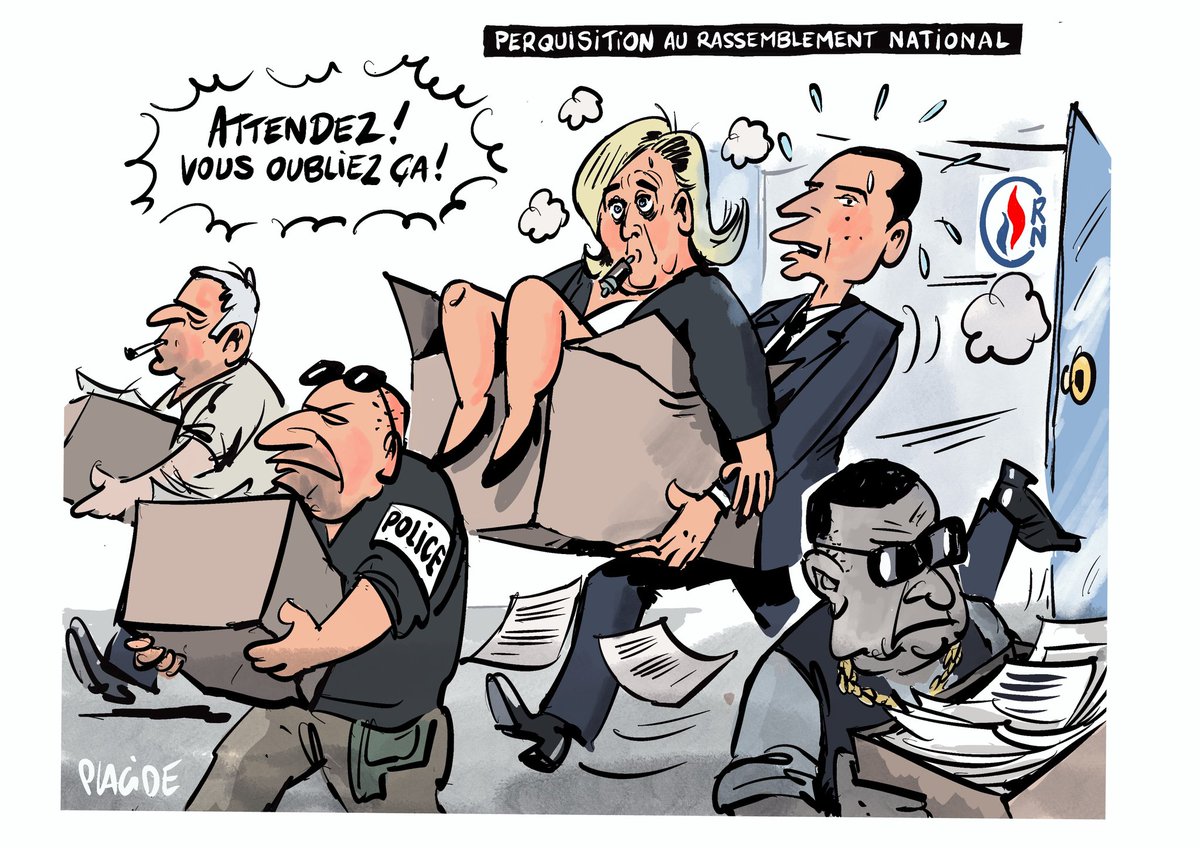 PlacideActu's tweet image. Le siège du RN perquisitionné dans le cadre d'une enquête sur des soupçons de financement illicite