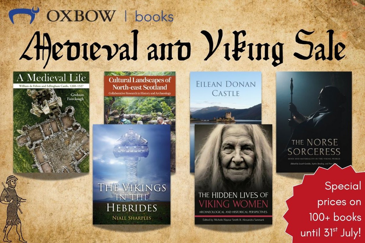 OxbowBooks's tweet image. The #IMC2025 bookfair may be over, but our magnificent Medieval sale is going on all month long! Enjoy 30% off full price books included with code IMC25 at checkout 🛒bit.ly/3TmPzYA