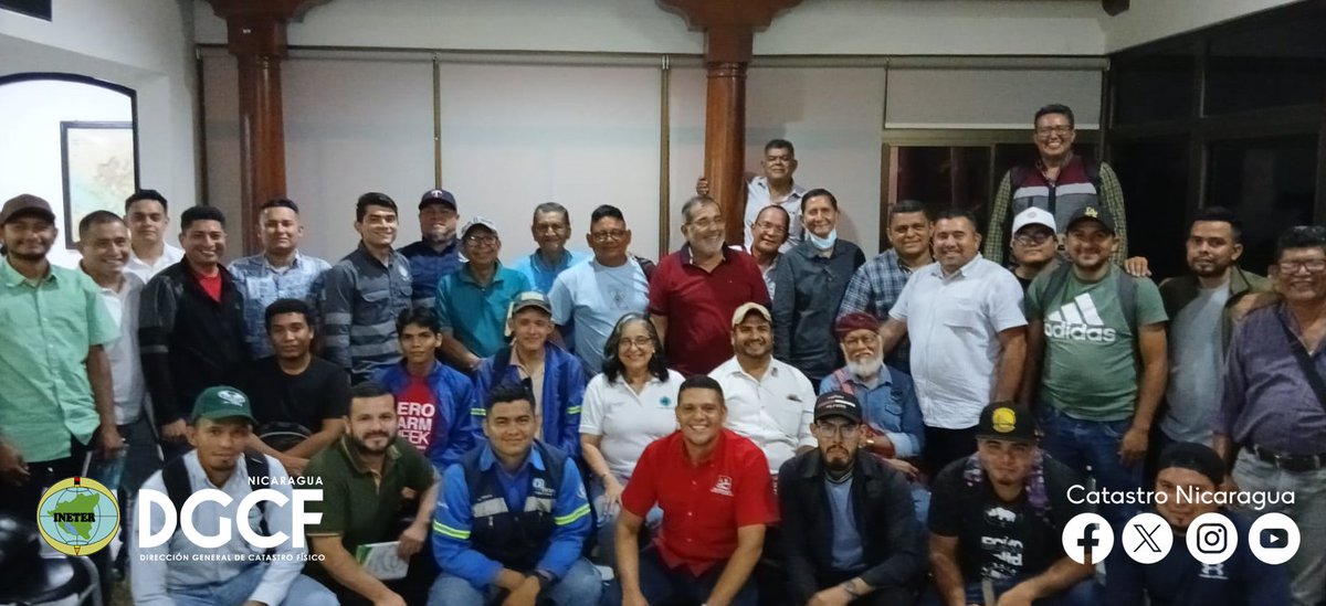 #Nicaragua Recientemente, hemos capacitado a Portadores de Licencia Catastral del departamento de León, con el objetivo de actualizar y fortalecer conocimientos en diversos temas clave para la gestión catastral y la mejora continua. #JulioVictorioso #CatastroNicaragua