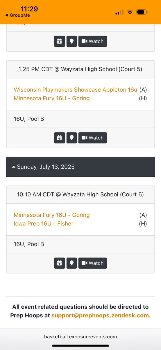 HunterVink_41's tweet image. MNFury Goring 16U is back on the court this weekend at PrepHoops 2k25. Here is our schedule: