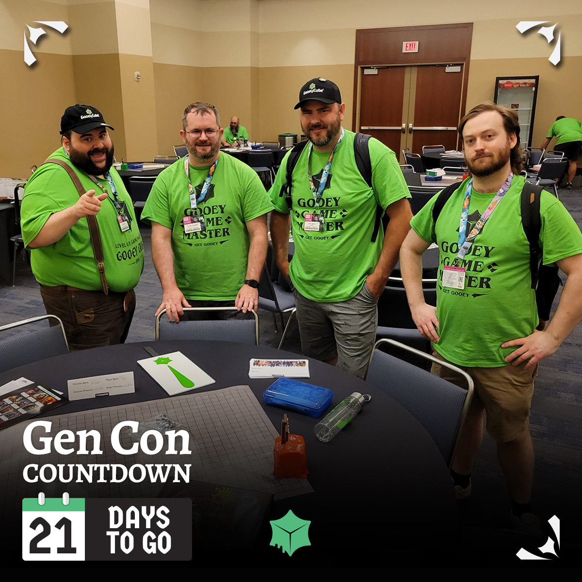 🎉 Countdown alert! Just 3 weeks until we dive into the gaming extravaganza known as Gen Con! 🤯 Get ready for an epic lineup of games with top-notch Game Masters. Are you in for the adventure of a lifetime? Come play and let the games begin! 🎟️👉 gencon.com/events?search=… #GenCon