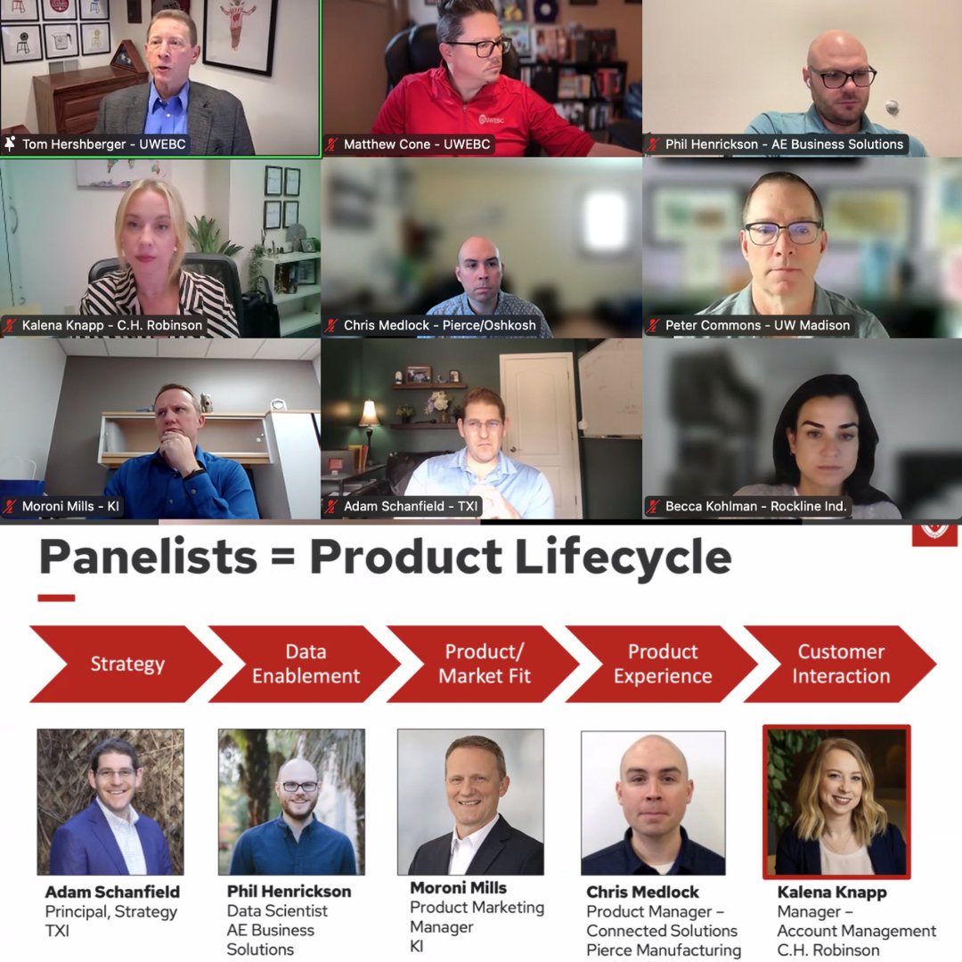 Today’s Connected and Intelligent Products event brought together members and panelists from four innovative companies to explore how connected product data is altering the way we work, collaborate, and deliver value. Thanks to all who joined and contributed to the conversation!