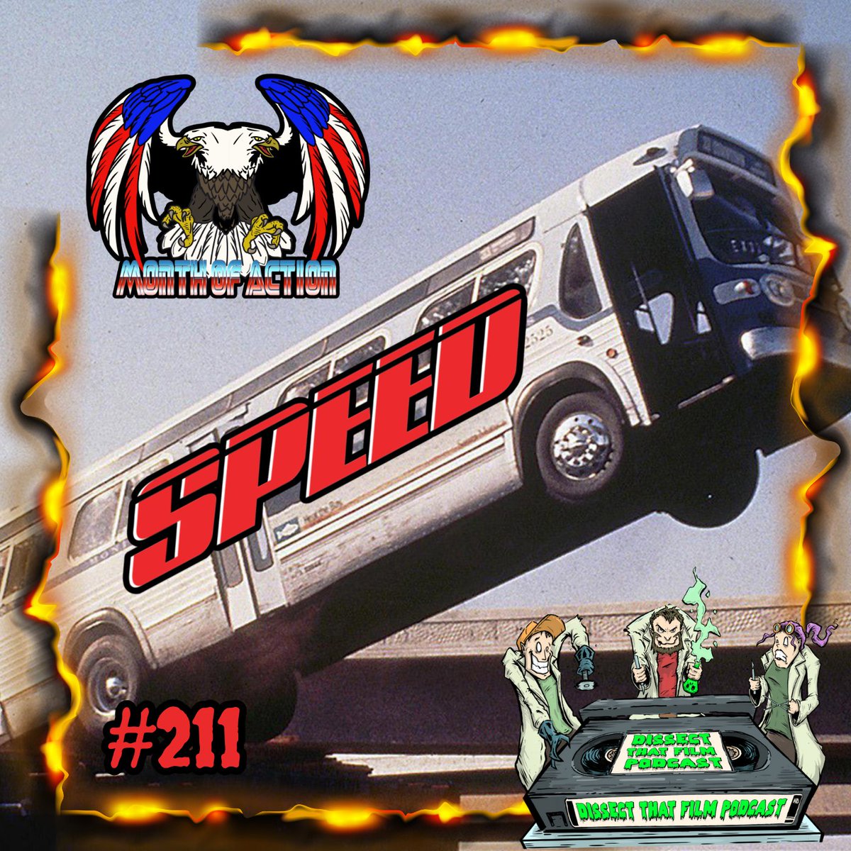 Tomorrow, we jump the bus! For MONTH OF ACTION!!🦅