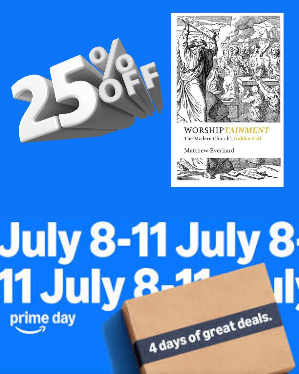 matt_everhard's tweet image. Worshiptainment is 25% off for Amazon Prime Day sales. Throw it in your cart before you make your big purchase this week!