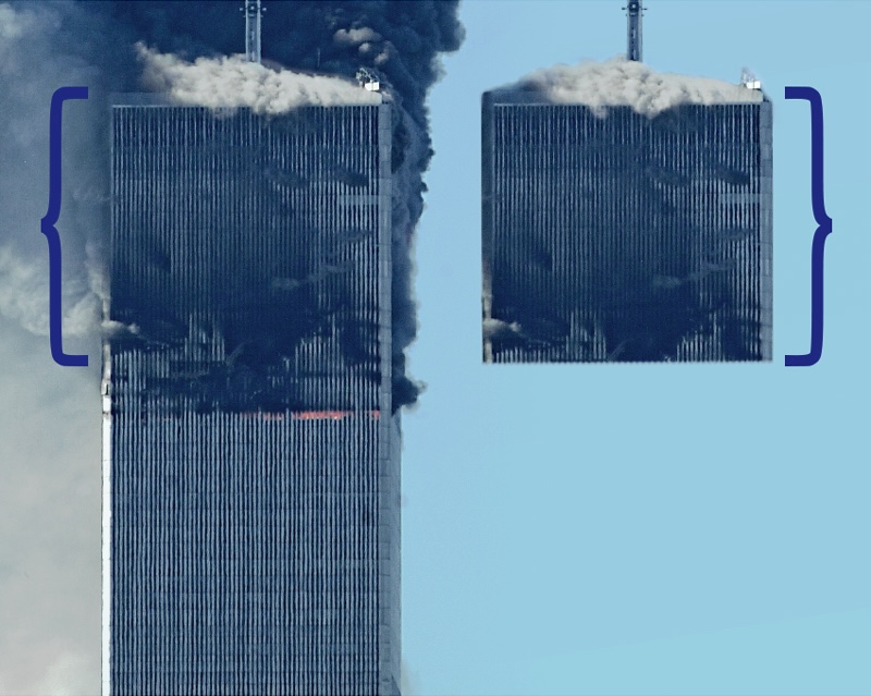 The official story of 9/11 asks us to believe that 90 stories of intact steel structure will provide essentially the same resistance as air. 🤔😂