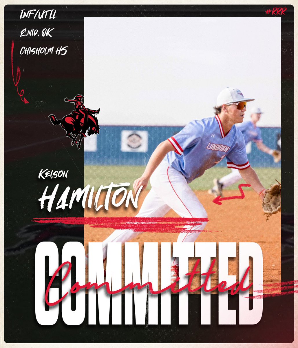 Join us in welcoming Kelson Hamilton to the Ranger family as a part of the Ranger Baseball team! 
#RRR