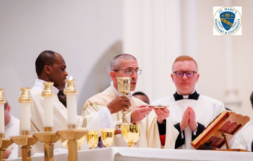 St. Mary's Seminary & University (@stmaryssem_balt) on Twitter photo Deacon Ezekiel Yisi of the <a href="/PortlandDiocese/">Diocese of Portland</a>, assisting Bishop James Ruggieri, SMSU Class of ’94, during the Mass of his ordination to the Diaconate on June 21st, 2025. 🙏 #Ordination #Diaconate #SMSUAlumni #CatholicChurch Deacon Ezekiel Yisi of the <a href="/PortlandDiocese/">Diocese of Portland</a>, assisting Bishop James Ruggieri, SMSU Class of ’94, during the Mass of his ordination to the Diaconate on June 21st, 2025. 🙏 #Ordination #Diaconate #SMSUAlumni #CatholicChurch