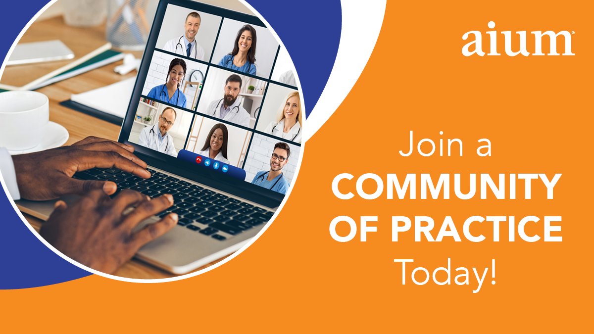 AIUMultrasound's tweet image. Interested in joining an AIUM Community of Practice? Connect with leading experts, share your ideas, and help influence the future of ultrasound education. All Members are welcome to join scheduled virtual meetings. You can find all COP meetings here: bit.ly/44zJsXL