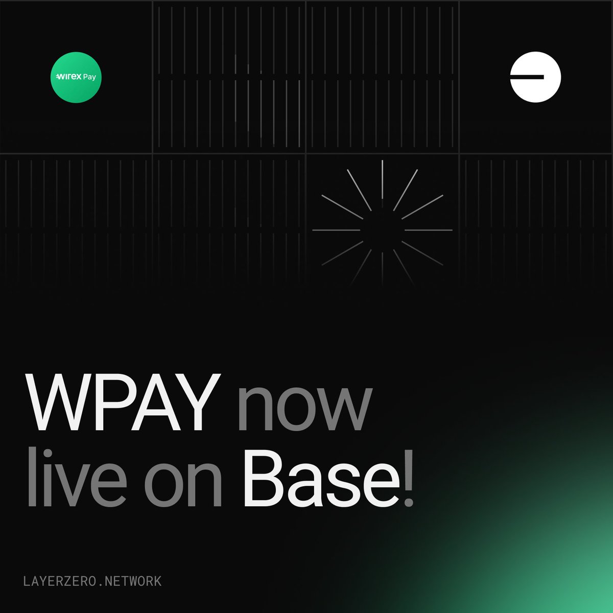 $WPAY is now live on <a href="/base/">Base</a>!

When commerce needs to work everywhere, native tokens are the obvious choice. <a href="/wirexpaychain/">Wirex Pay 🥇💳</a>'s payment network now spans Polygon zkEVM and Base natively.

Payment rails, powered by LayerZero OFT.