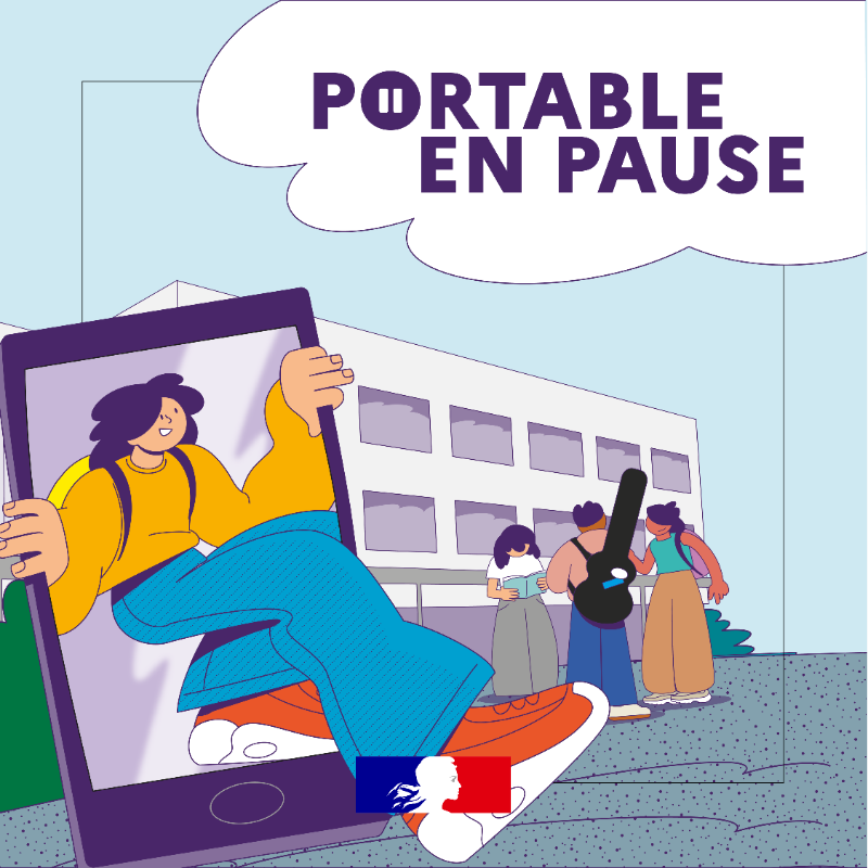 education_gouv's tweet photo. 📱 Portable en pause : vers un usage plus raisonné du numérique à l’école.

À partir de la rentrée 2025, le dispositif "Portable en pause" est généralisé dans tous les collèges publics.

Objectif : améliorer le climat scolaire et la concentration des élèves.