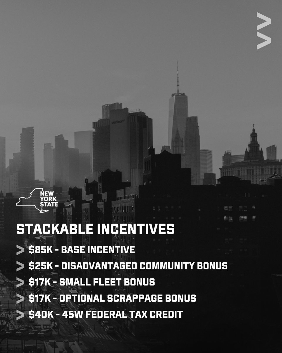 🗽 ACT NOW TO APPLY FOR NYTVIP🗽 

⌛ Hurry— this program opens in August, and funding is expected to run out within a week. We don't want your fleet to miss out on the best EV incentive opportunity we've seen. Contact our team and get started on your application today! 🚛⚡