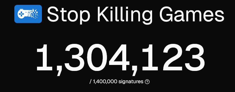 Gar_Grand's tweet photo. #stopkilinggames Almost there. Keep going. https://t.co/lvbgOwrtCs