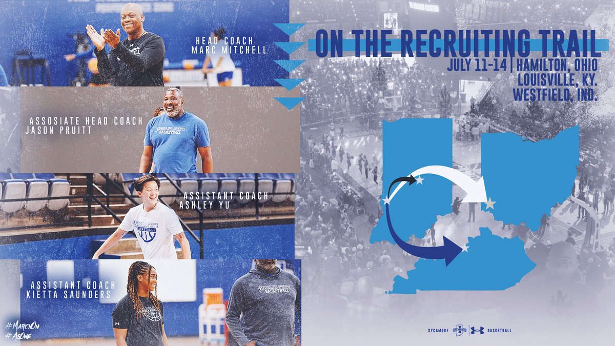 IndStWBB's tweet image. The Trees are hitting the recruiting trail 🌲🛣️
Our staff is on the lookout for future Sycamores this weekend in Ohio, Kentucky and Indiana!
#MarchOn | #ASONE