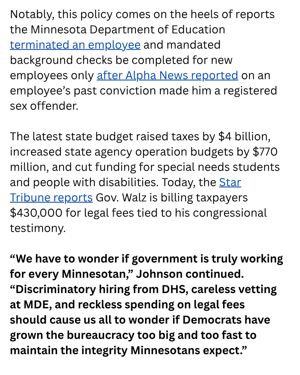 mnsrc's tweet image. Careless vetting and prioritizing DEI over actual qualifications are harmful to the integrity of state government.