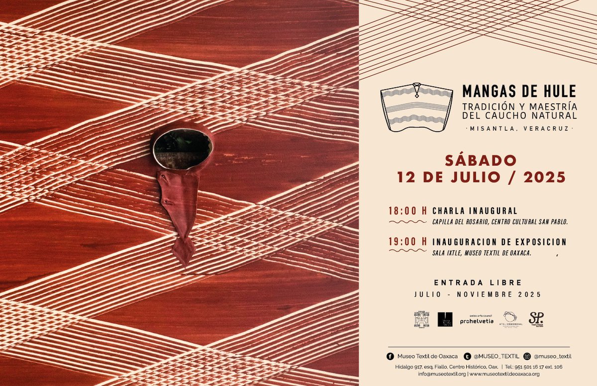 Hule natural en Misantla, Veracruz. Ven este sábado a las 6 PM para conocer el trabajo del taller Mangas El Compita <a href="/MUSEO_TEXTIL/">MUSEO TEXTIL DE OAXACA</a> <a href="/FundacionAHHO/">Fundación Alfredo Harp Helú Oaxaca</a>