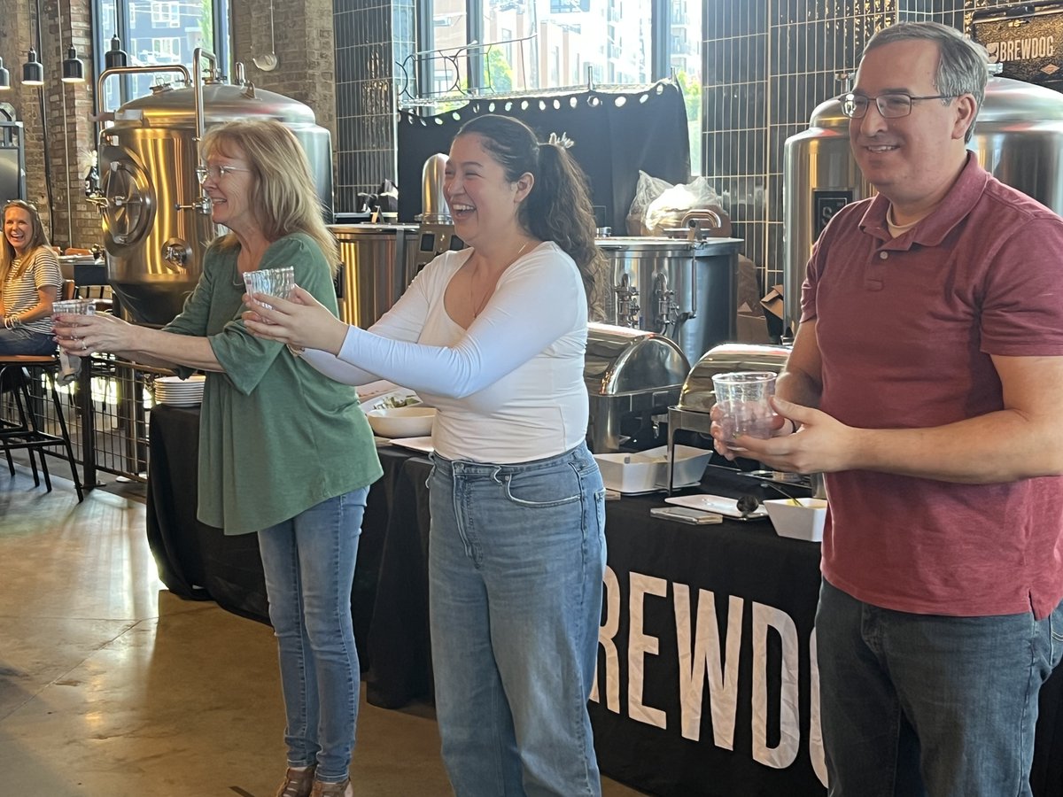 We recently celebrated the incredible people who make Frantz Ward what it is with a staff appreciation event at BrewDog. The team enjoyed food, drinks, and some friendly competition in team-based games.
 
All our team members play a role in our success, thanks for your hard work!