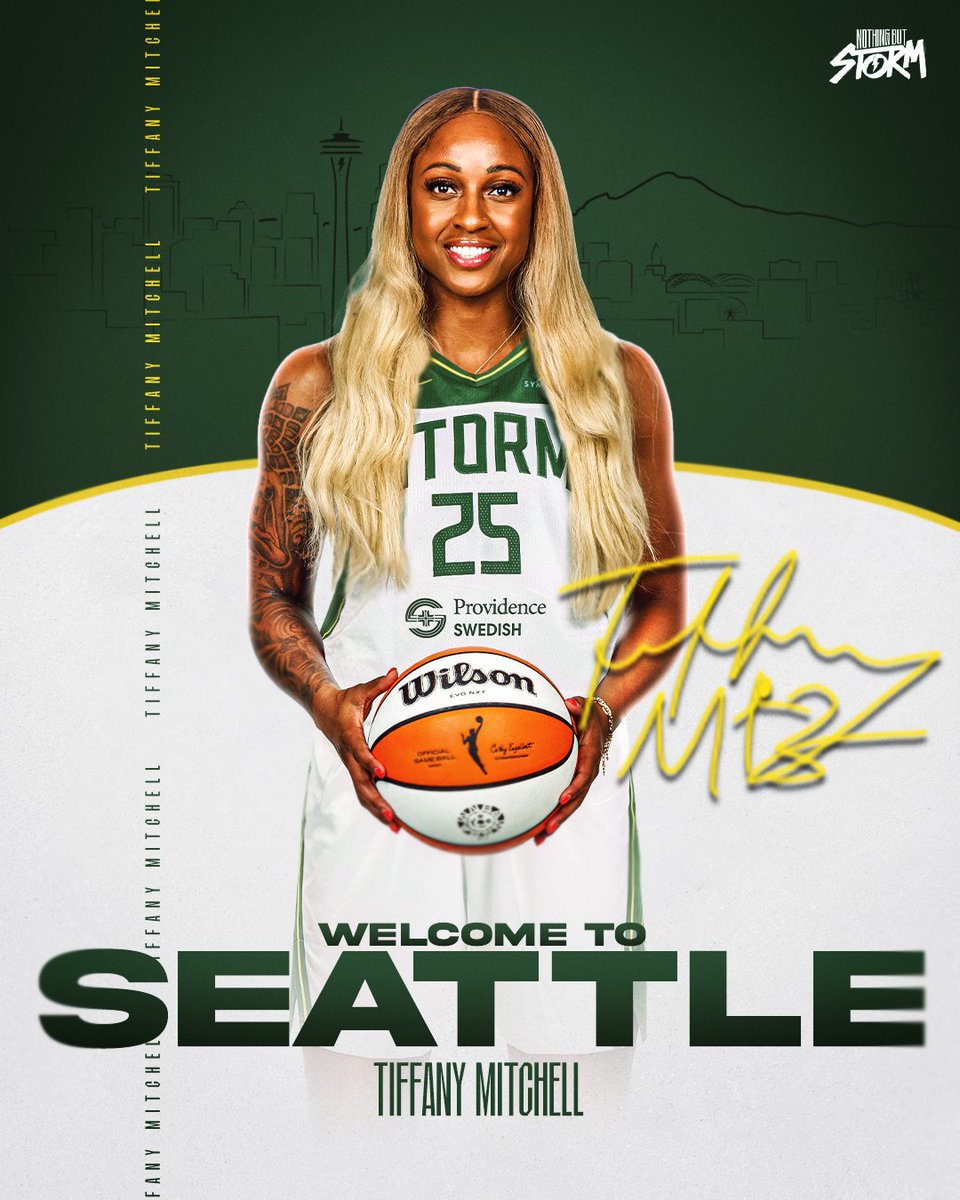 Welcome to Seattle, <a href="/TiffMitch25/">Tiffany Mitchell</a>! ⛈️

📰  bit.ly/4nHk1KE