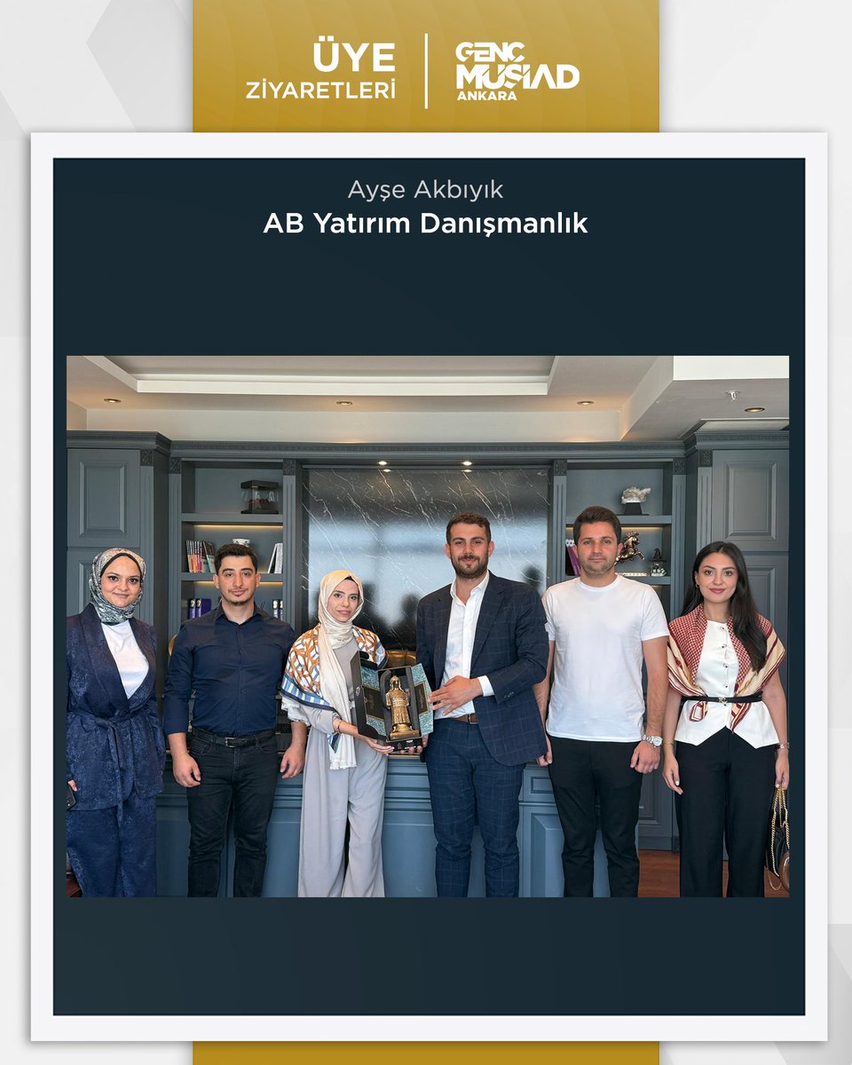 📍 Genç MÜSİAD Ankara Üye Ziyaretleri

Ankara’daki üyelerimizi iş yerlerinde ziyaret ettik. Bu kapsamda:

🏗️ AB Yatırım Danışmanlık – Sn. Ayşe Akbıyık
🏢 MEF İnşaat – Sn. Mehmet Emin Fışkın

ziyaret edilmiştir.

Nazik ev sahiplikleri için teşekkür ederiz.

 #GençMÜSİADAnkara