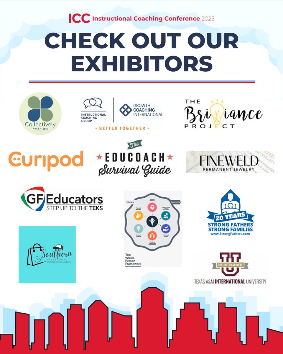 R13Coaches's tweet image. There’s still time to register for ICC 2025! From coaching tools to classroom resources (and even custom tees), our exhibitors have something for everyone.

Stop by their booths, make connections, and leave with more than just ideas. 

🎟 events.esc13.net/icc

#ICCTX #educoach
