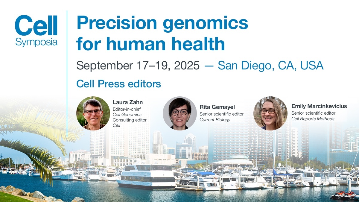CellGenomics's tweet image. Secure an exclusive 1:1 meeting with a Cell Press editor to discuss your research. Meetings are on-site only and you must be registered to attend the symposium #CSPrecisionGen25. Limited spaces! hubs.li/Q03wgqdC0 @CellSymposia