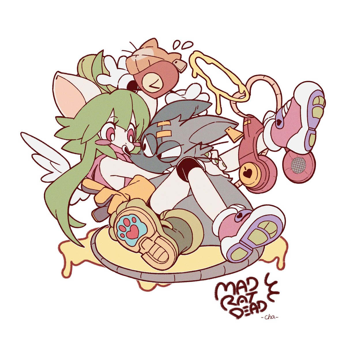 cha3w3's tweet image. #MADRATDEAD 🐈💕