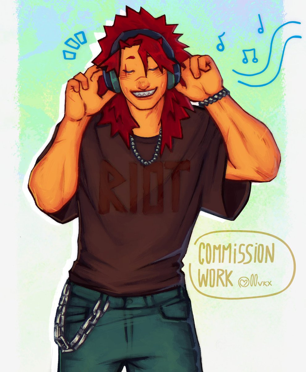 1/2 art comm for <a href="/roachaesthetics/">Vesper</a> :D<3

#bnha #KirishimaEijirou