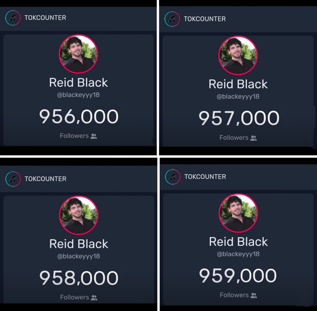 955K, 956K, 957K, 958K, 959K Thursday milestones, breezing thru these Blackeyyyfam🖤🎉🖤 #roadto1million