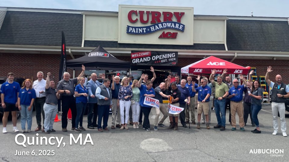 AubuchonHrdware's tweet image. Three more Grand Re-Openings in the books for June! ✂️
These refreshed stores are ready to serve their communities better than ever. Thank you to our incredible teams and loyal customers for making these celebrations so special!