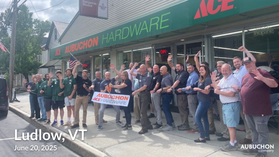 AubuchonHrdware's tweet image. Three more Grand Re-Openings in the books for June! ✂️
These refreshed stores are ready to serve their communities better than ever. Thank you to our incredible teams and loyal customers for making these celebrations so special!