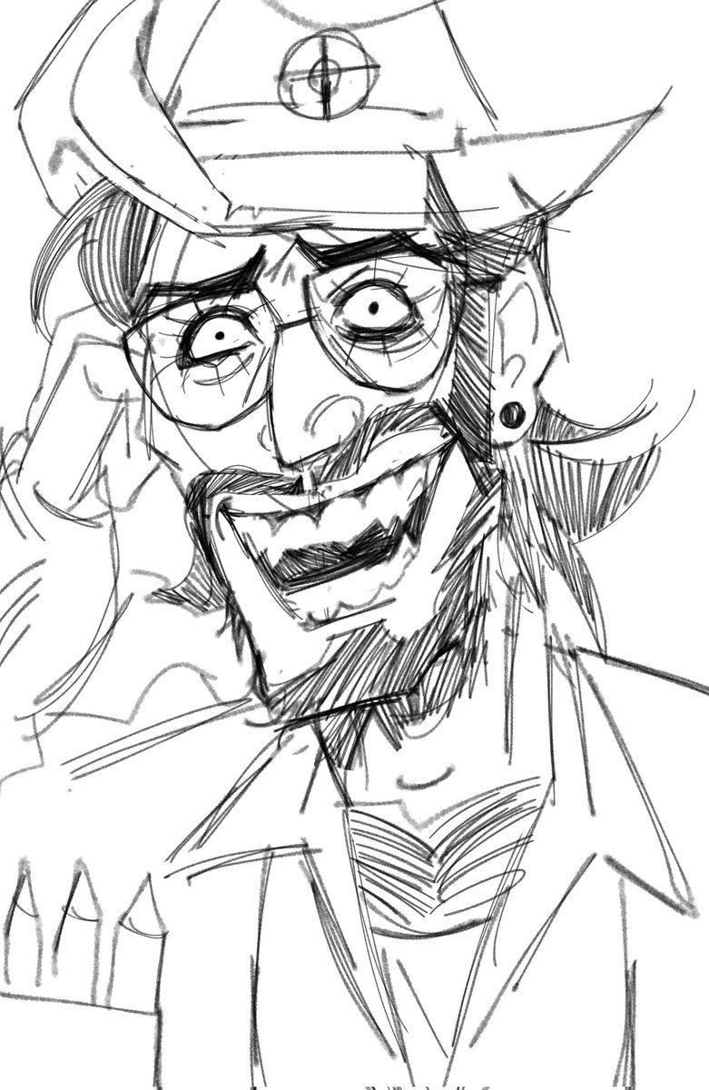 Sevy_brg's tweet image. The crazy gunman (doodle) #TF2fanart #tf2cbs #tf2sniper #tf2 #TeamFortress2